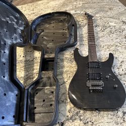 ESP LTD M100FM electric guitar Floyd rose with Case 