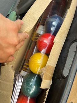 Coleman Outdoor Recreation Croquet Set Vintage Sealed New Old Stock Complete