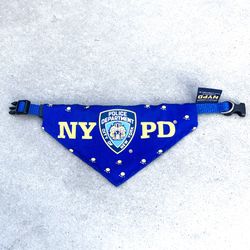 NEW*👉🏻NYPD Dog Bandana Collar (Silver Lake)