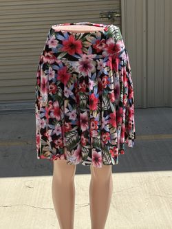 Floral Colored Skirt (With under shorts)