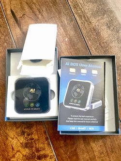 Magic AI Box Wireless CarPlay Adapter, Fast Car Video Box Plug & Play, Easy Setup, Supports Netflix/YouTube/TF Card Streaming Equalizers and More for 