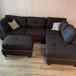 Black Sofa Sectional FINANCING AVAILABLE 