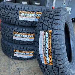 LT275/70/18 ARROYO AT  ( 4 NEW TIRES ) INCLUDED INSTALLATION & BALANCED ✅