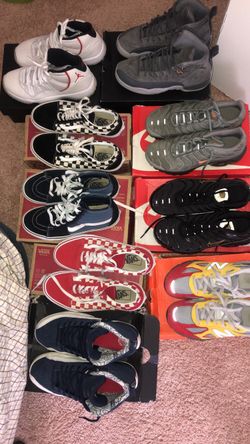 Variety of sneakers size 7