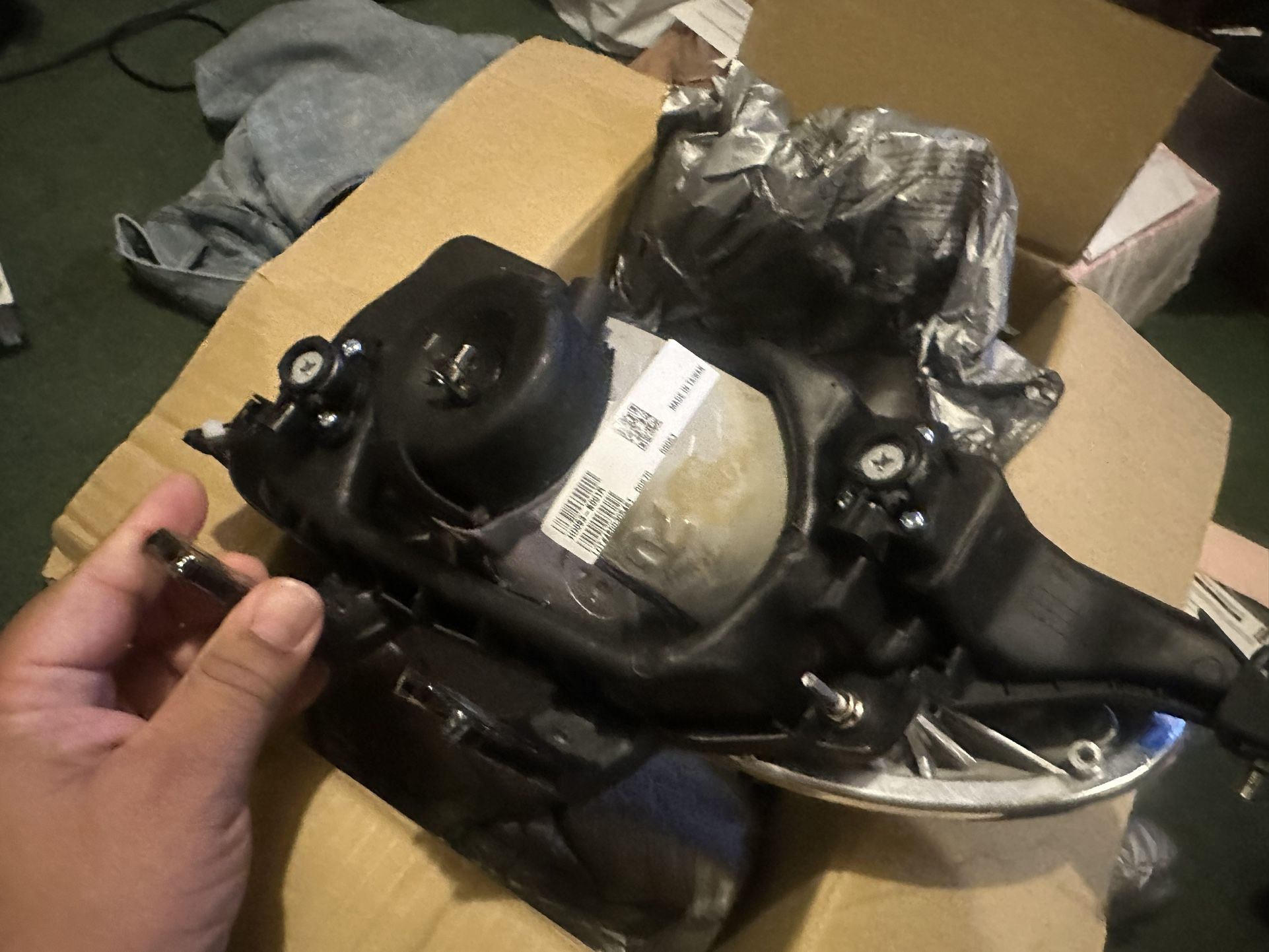 Glass Headlights With Brackets 1993 Civic