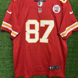 TRAVIS KELCE KANSAS CITY CHEIFS NIKE JERSEY BRAND NEW WITH TAGS SIZES MEDIUM,LARGE AND XL AVAILABLE 