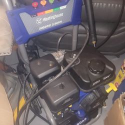 Westinghouse WPX3200 Gas Pressure Washer, 3200 PSI and 2.5 Max GPM, Onboard Soap Tank, Spray Gun and Wand, 5 Nozzle Set, for Cars/Fences/Driveways/Hom
