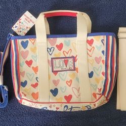 Brighton "Red, White and You" Mini Tote