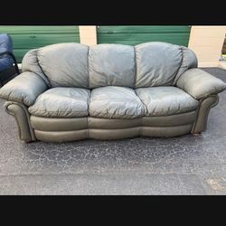 3 Seat Leather Couch