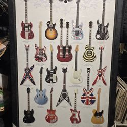 Guitar Heaven Framed Poster