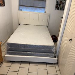 Full    Bed Frame With Mattress All New Furniture And Free Installation   Free Delivery 