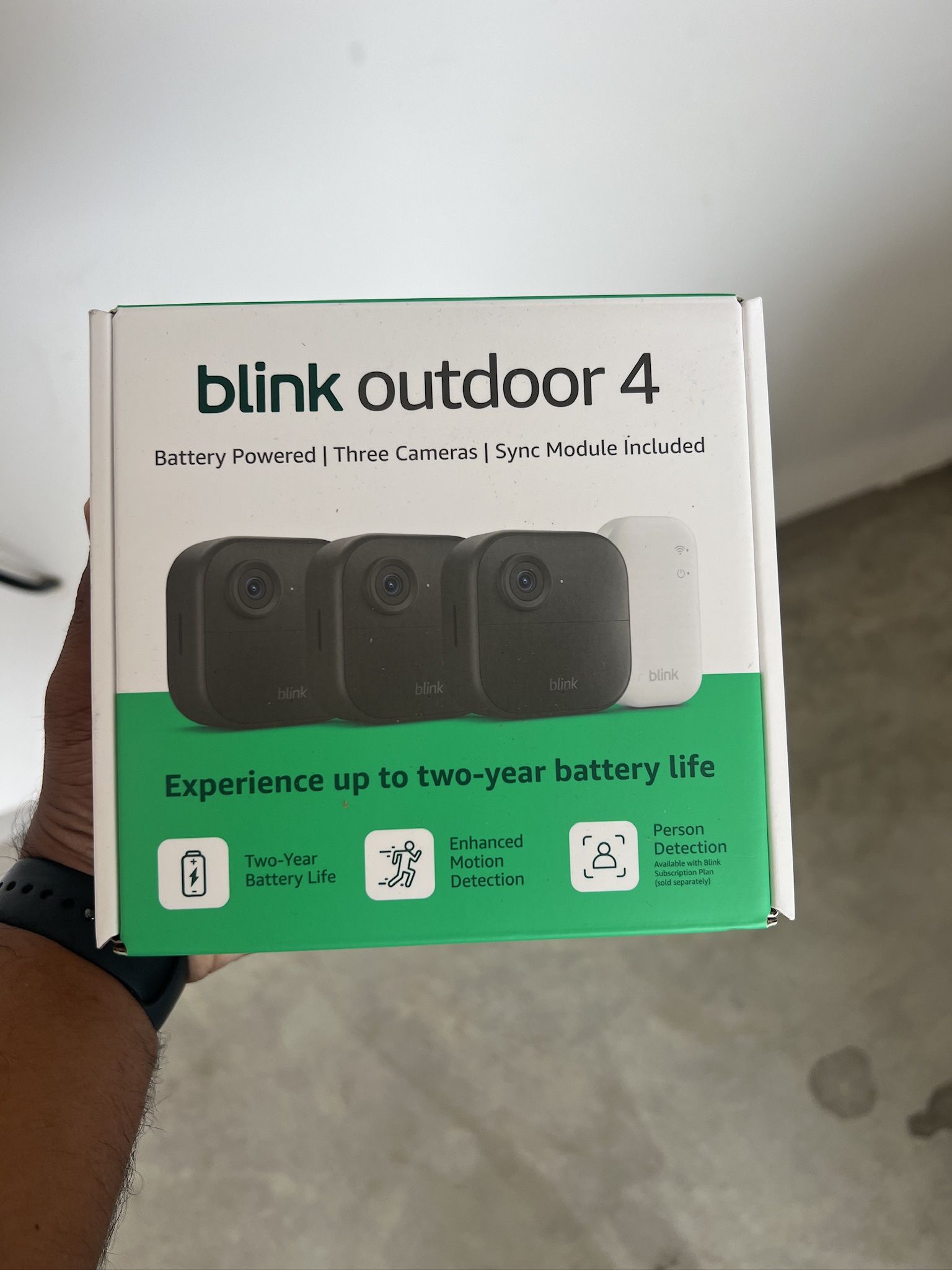 Blink Outdoor 4 Wireless Smart Security Camera System, Warranty, Brand New
