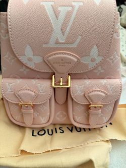 Louis Vuitton Pink Bicolor Monogram Empreinte Leather Backpack