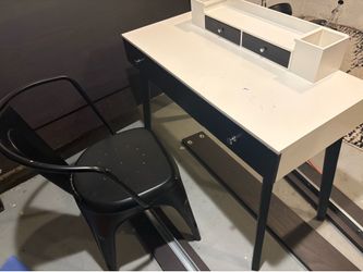 Desk and chair