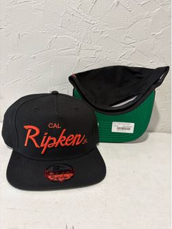 MLB new era Baltimore Orioles black Cal Ripken Jr 9fifty SnapBack hats