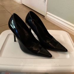 Black Charol  Heels