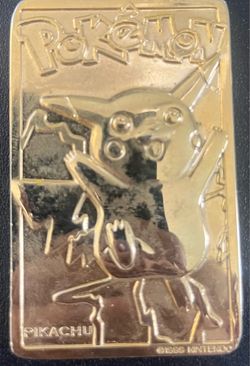 Cabbage Patch Kids 24k plated Pikachu