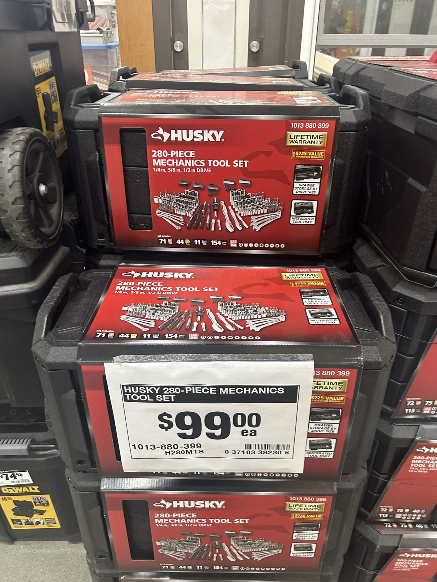 Husky Mechanic Tool Set 280 Piece 