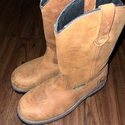 Durango Woman Boots Steel Toe Sz Woman 7 And Euro Sz 37.7