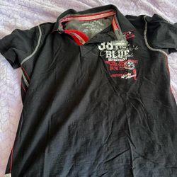 Black & red vintage regatta polo shirt polo