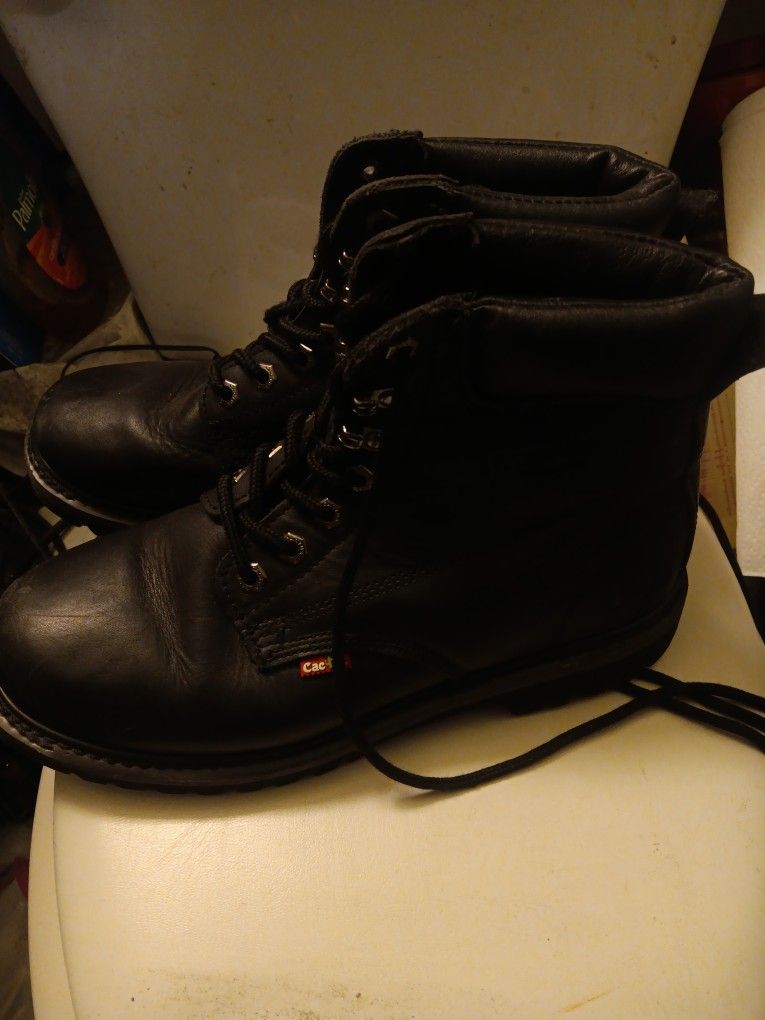 !! Men's Work Boots By Cactus Size 8.5 Not Steel Toe