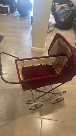 Vintage baby carriage from FAO Schwartz