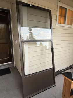 Heavy duty aluminum screen Door FREE