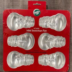 New Wilton Mini Snowman Baking Pan