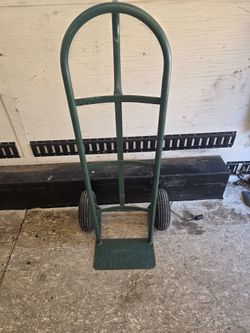Green Metal Hand Truck Dolly