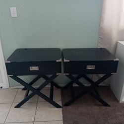 Set of 2 night stands 26 wide 25 height from living spaces