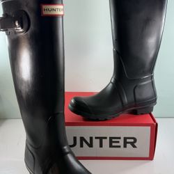 HUNTER Original Tall Rubber Waterproof Women's Boots WFT1000RMA - size 7