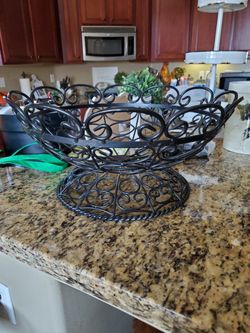 Rod Iron Decor Basket