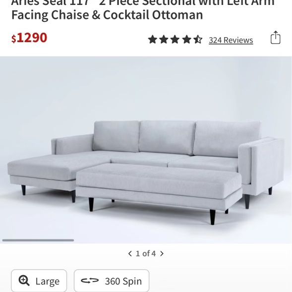 Moving Out Sale ! Like New Sofa 