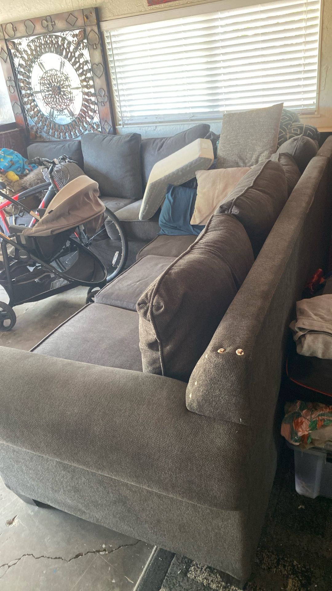 Dark Grey Couches