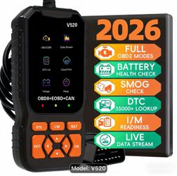 New! Professional OBD2 Scanner - Advanced Automotive Diagnostic Tool with Over 35, 000 DTs, Engine Light Reader And Code Clearer, Compatible with All 