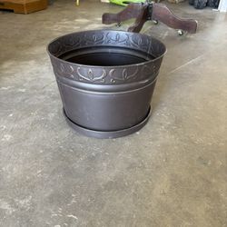 Ornate Metal Planter