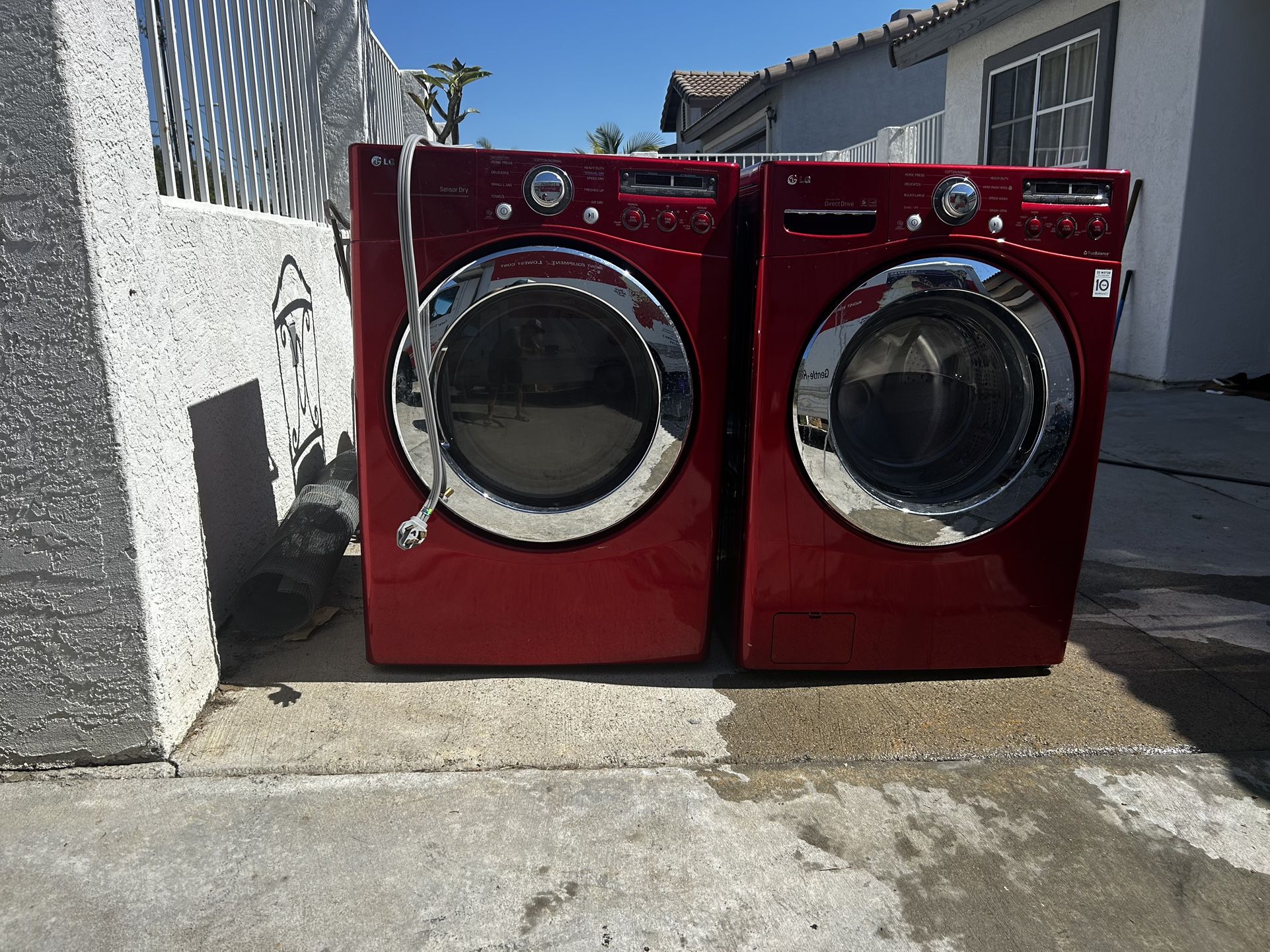 LG Front-Load Washer & Dryer
