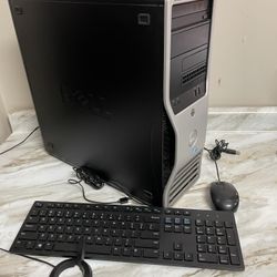 Dell Precision T3400 Workstation PC Windows 10 Pro 8GB RAM 256GB SSD + 2TB HDD Wi-Fi BT