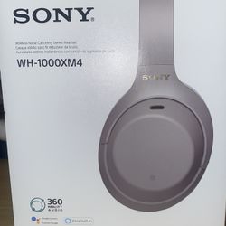 SONY Wireless Noise Cancelling Headphones- Silver 