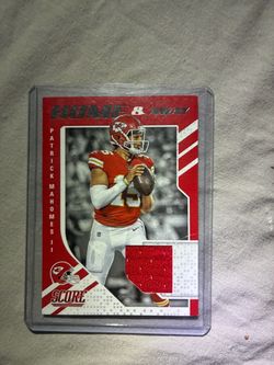 Patrick Mahomes II Score Home & Away Relic Card
