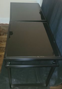 Two side tables $25