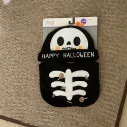 Halloween Baby Bib & Hat Set