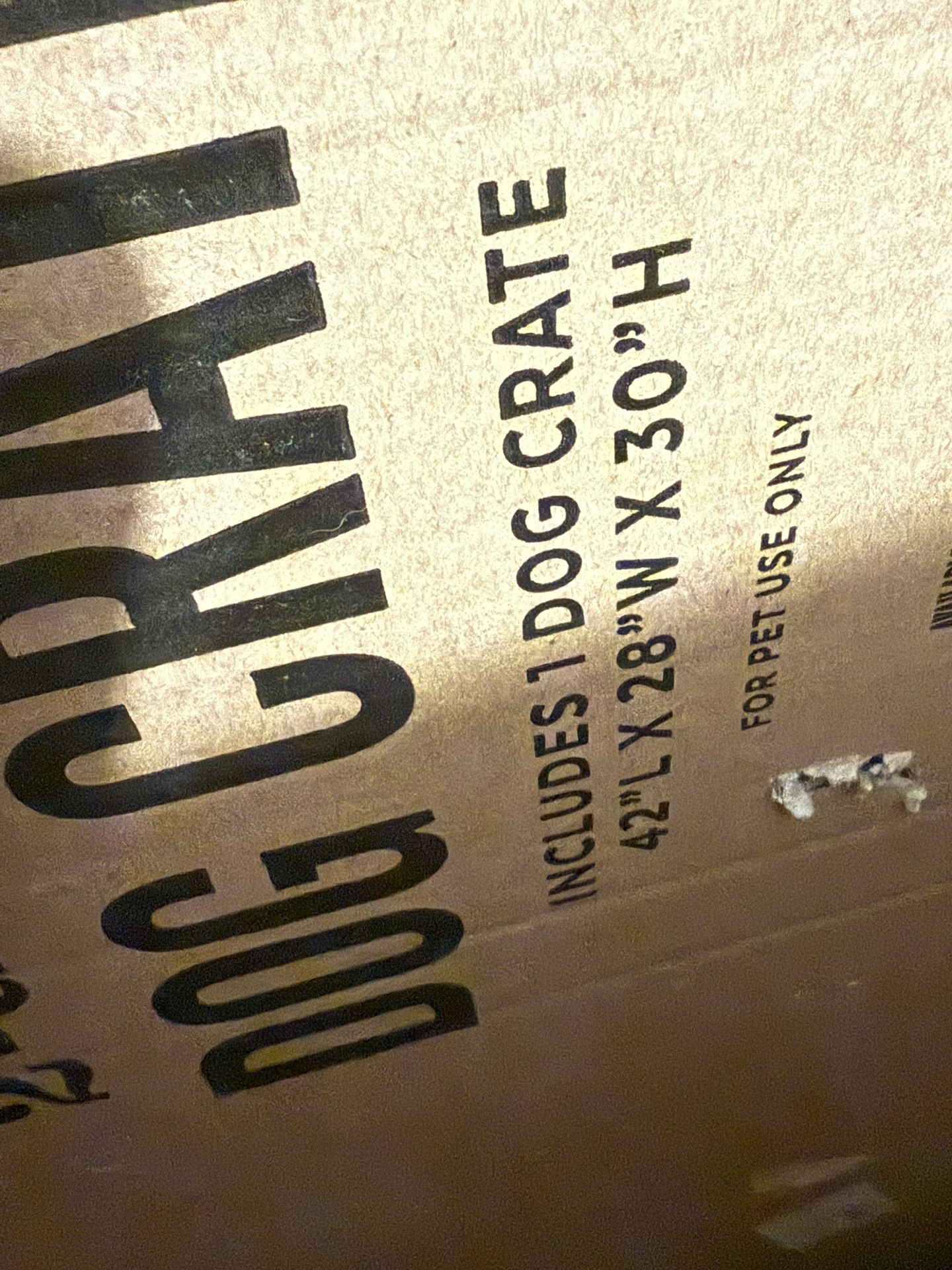 Brand New Large Crate $50