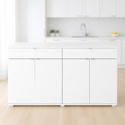 Beautiful White Buffet Storage Dresser LIKE NEW!!!