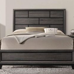Full Grey Bed Frame Brand New In Box
