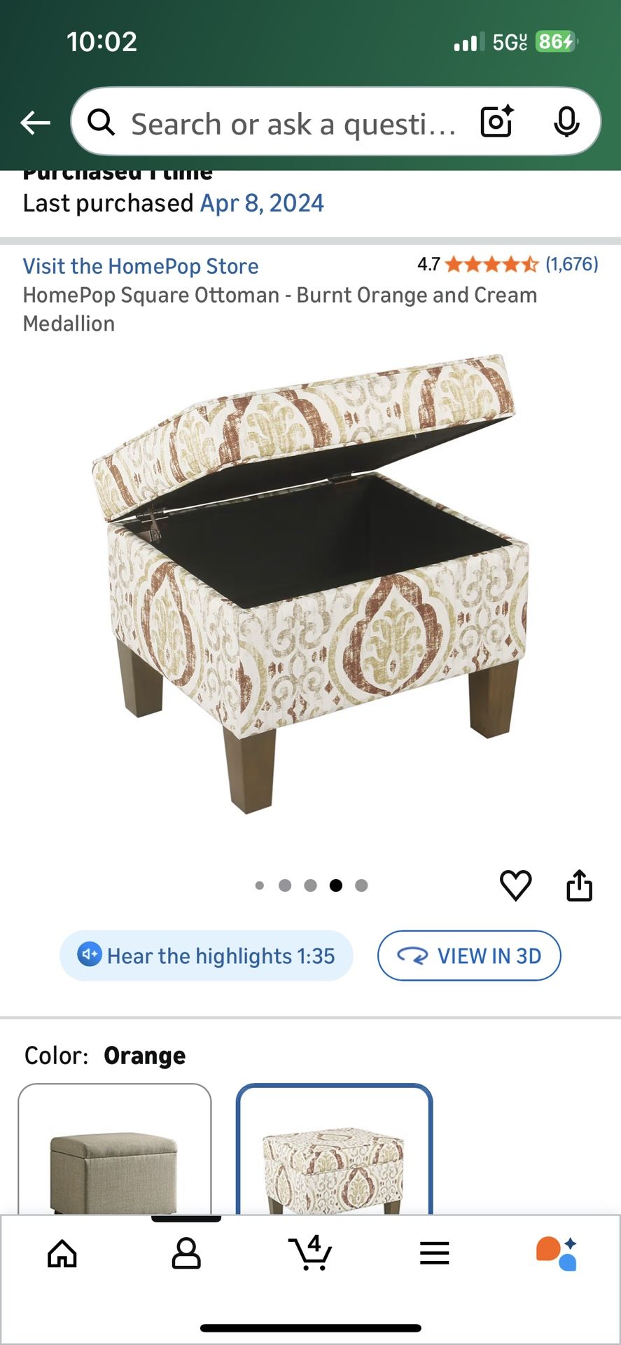 Family Needs Funds-Ottoman-OBO