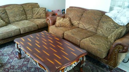 2 couches. Coffee table