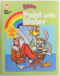 1988 Roger Rabbit Paint with Water by Golden. Brand New