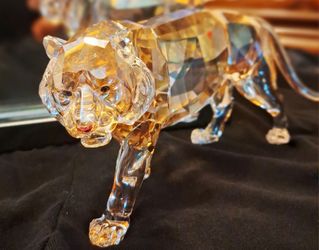 Swarovski Crystal Tiger Figurine