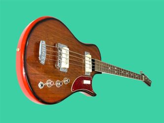 Vintage 1980’s URAL Model 510L BIZARRO Bass Guitar Made In Soviet Union USSR